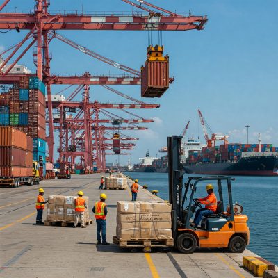 Bốc xếp từ nhỏ lẻ đến khối lượng lớn